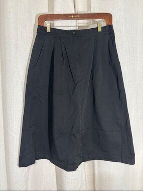 Barco Uniforms Black A-Line Women's Midi Skirt